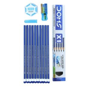DOMS X1 Xtra Super Dark Pencils, 10pcs
