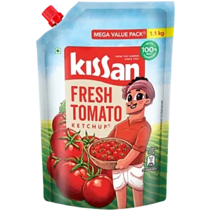 Kissan Fresh Tomato Ketchup, 1.1 kg Pouch
