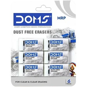 Doms Dust Free Erasers, 6 pcs